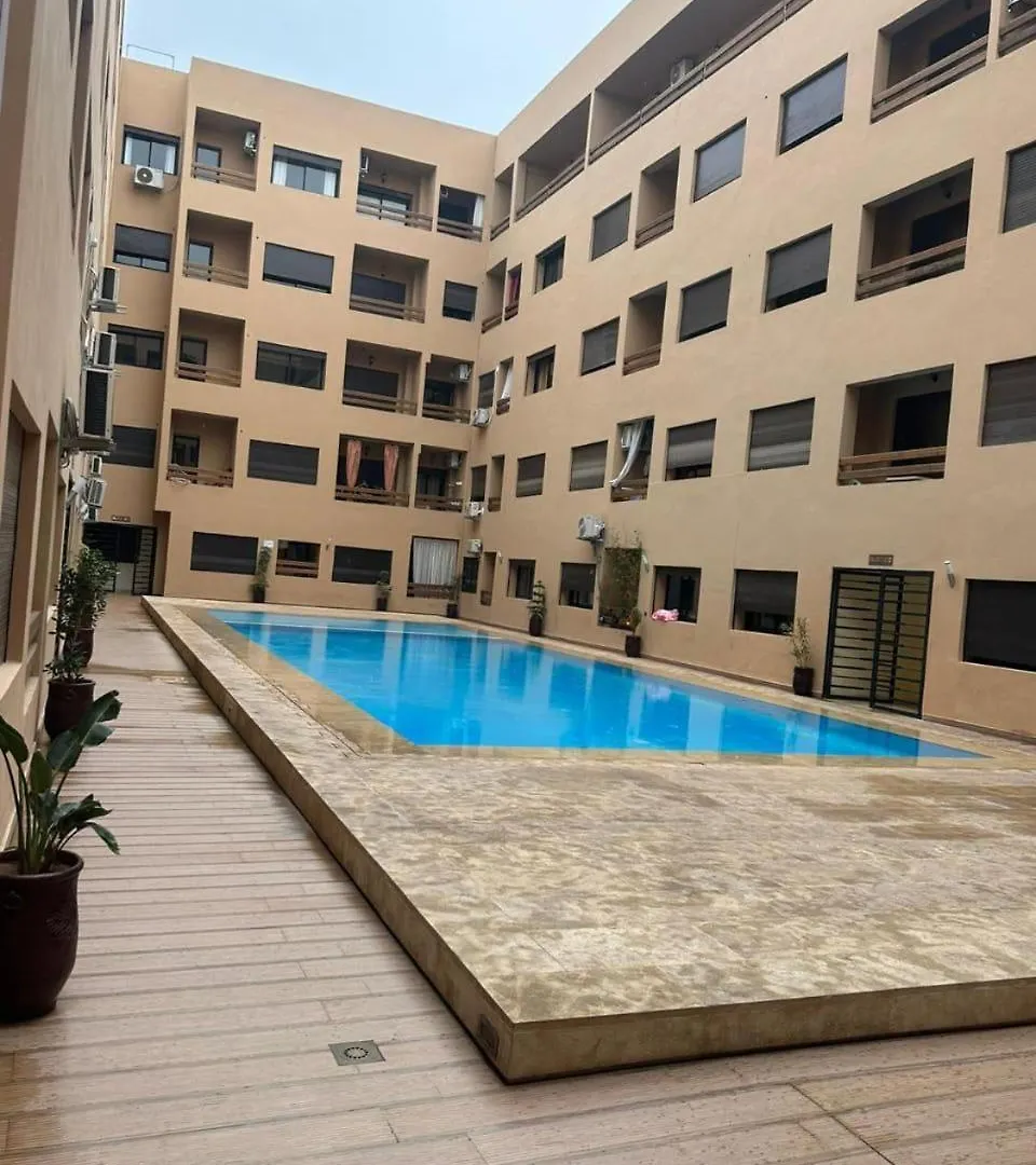 מרקש Magnifique Appartement Avec Piscine A Gueliz דירה